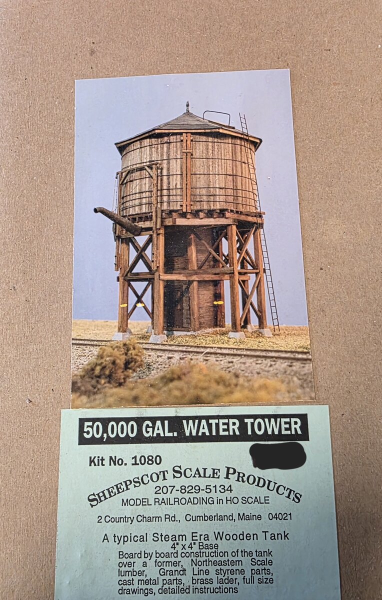 Sheepscot Scale Products 1080 HO 50,000 Gallon Water Tank Building Kit