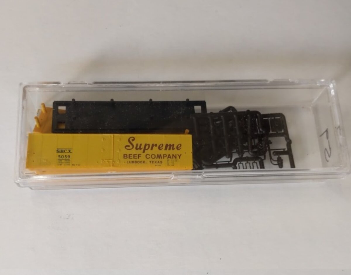 InterMountain N Scale SBCX #5059 Supreme Beef Co Freight Car Kit No Wheels