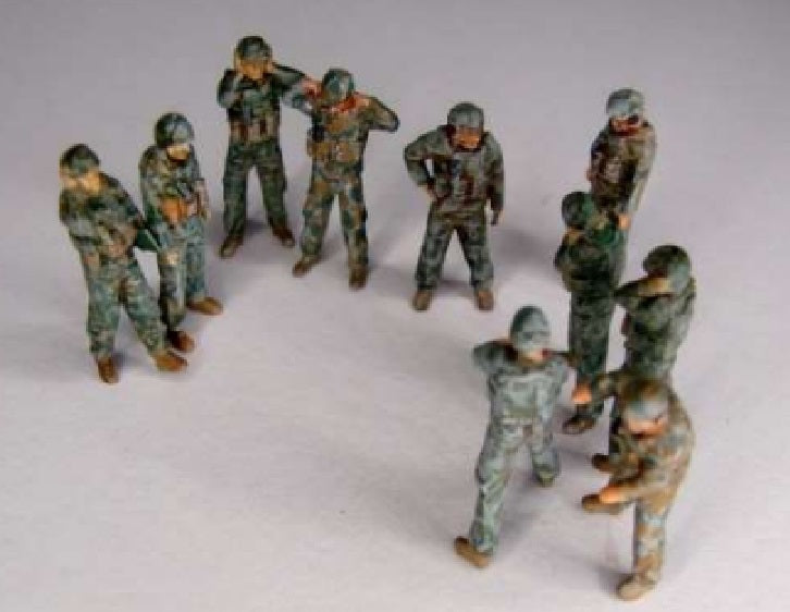 Trident Miniatures 96751 1:87 Modern US Army Gun Crew Firing Resin Kit