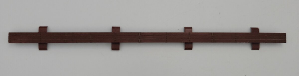 Lionel 714-24 Long Brown Painted Boxcar Catwalk Missing Roof Hatch-Incomplete