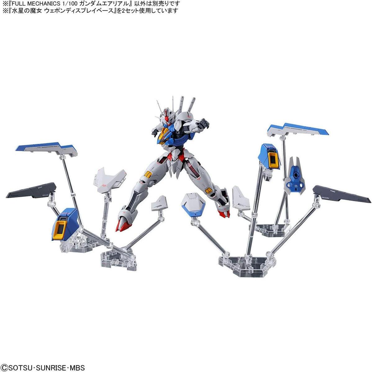 Bandai 2641291 1:100 Full Mechanics Gundam Aerial Plastic Model Kit