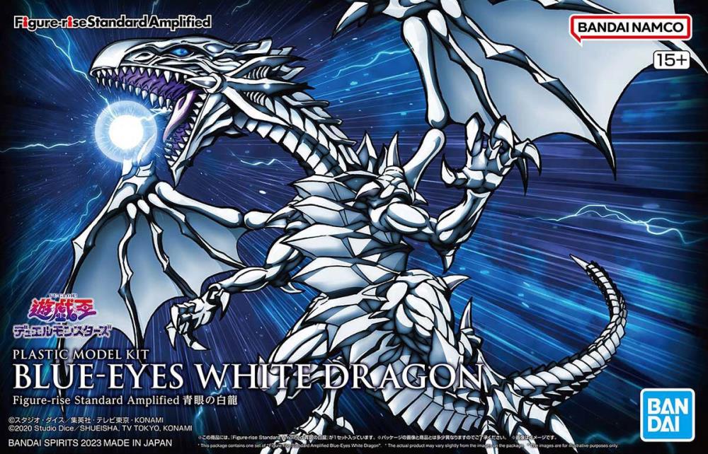Bandai 2669312 Figure-rise Standard Amplified Blue-Eyes White Dragon Model Kit