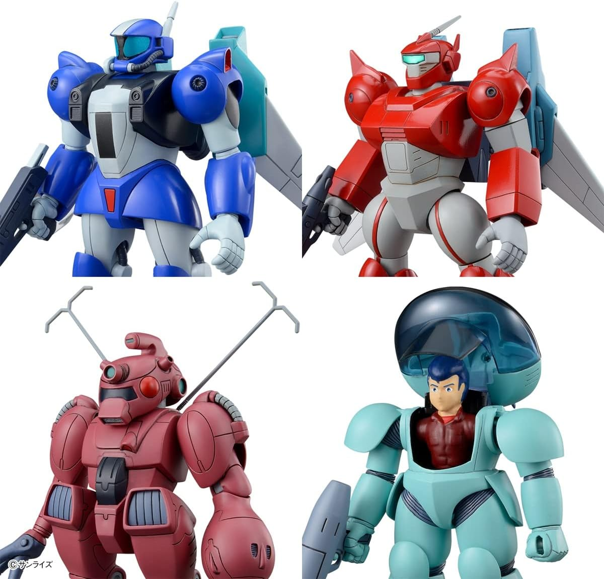 Bandai 2635621 1:144 Round Vernian Vifam Set 2 Plastic Model Kit