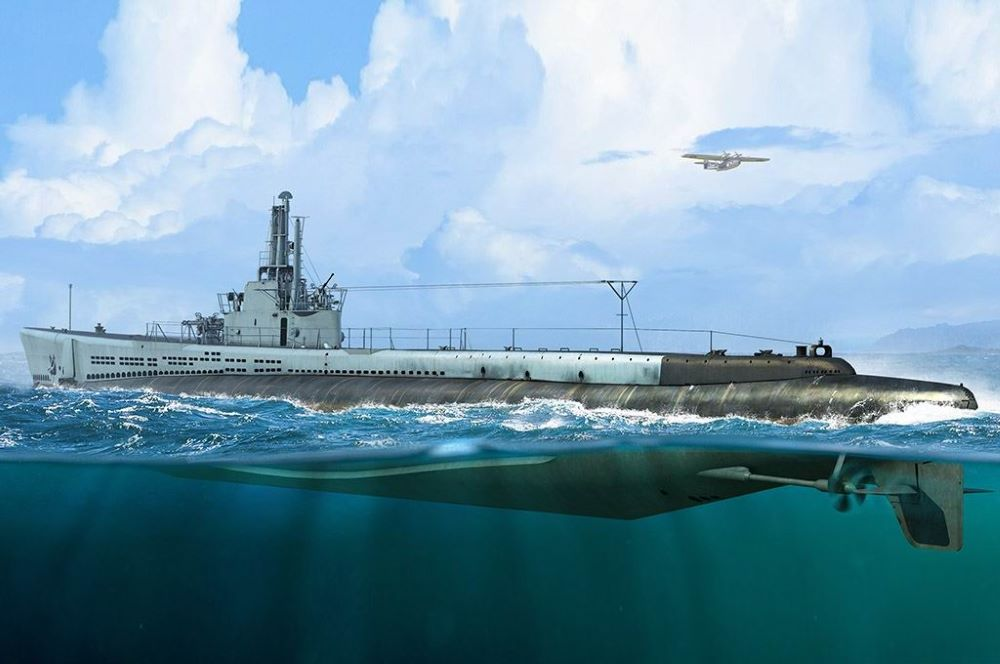 Hobby Boss 83524 1:350 1944 USS Gato SS-212 Submarine Plastic Model Kit