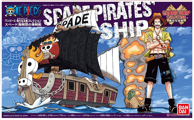 Bandai 2359032 One Piece Spade Pirates' Ship Plastic Model Kit