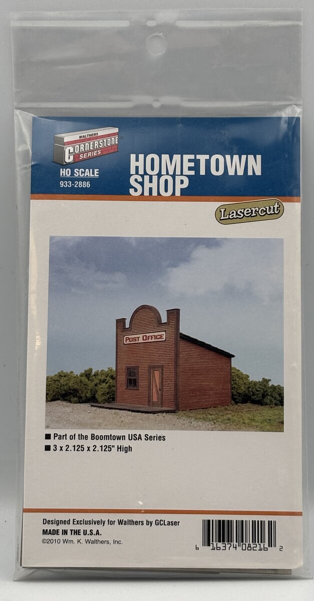 Walthers 933-2886 HO Hometown Shop Lasercut Kit