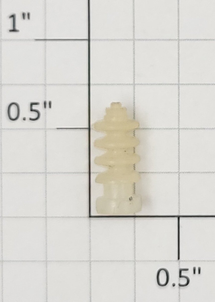 Lionel 2461-7 O Gauge Short Clear Snap-In Transformer Insulator