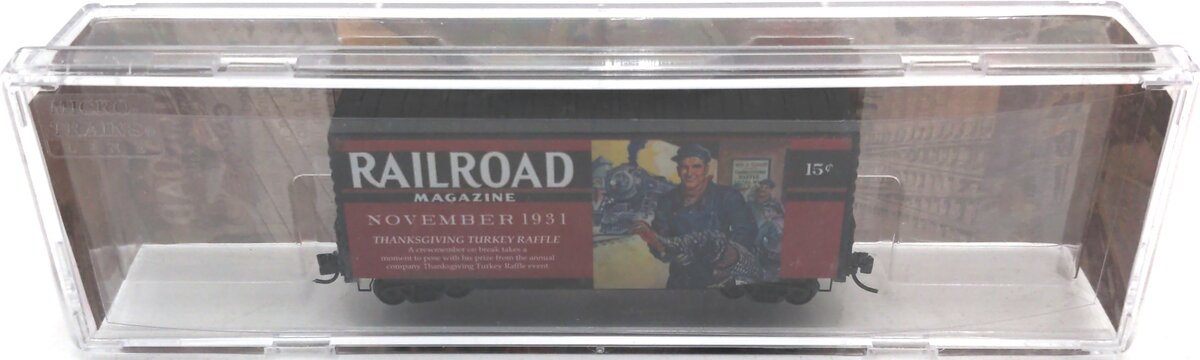 Micro-Trains 10100888 N Railroad Magazine #9 - November 40' Hy-Cube Box Car