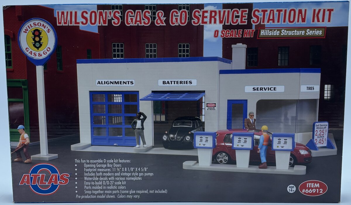 Atlas 66912 O Wilson's Gas & Go Service Station Kit