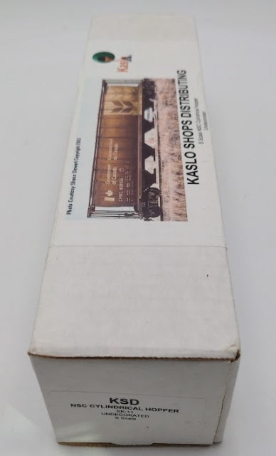 Kaslo Shops SK-11 S Scale NSC Cylindracial Hopper Undecorated Kit