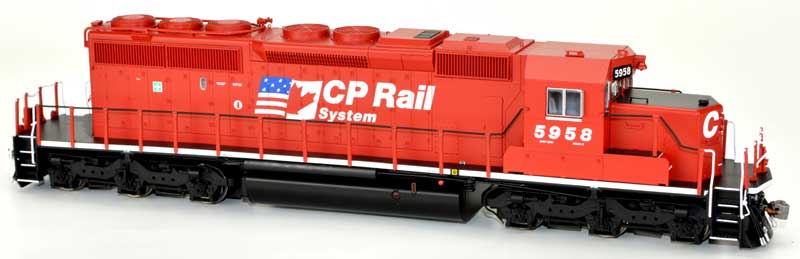 Bowser 25330 HO CP Rail Dual Flags GMD SD40-2 Diesel Locomotive with Sound #6001