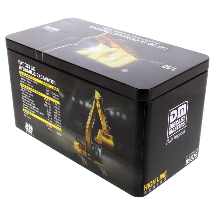 DieCast Masters 85675 1:50 Caterpillar 323 GX High Line Hydraulic Excavator