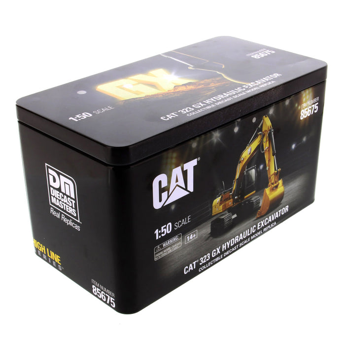 DieCast Masters 85675 1:50 Caterpillar 323 GX High Line Hydraulic Excavator