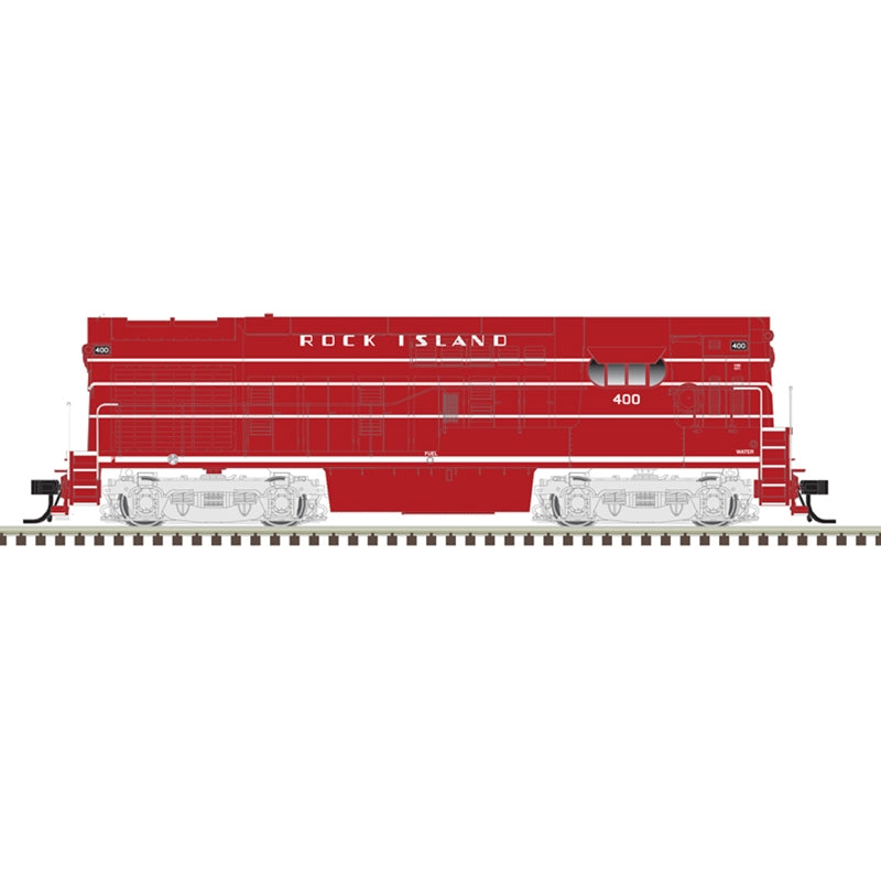 Atlas 40005544 N Rock Island Gold H15-44 Diesel Locomotive #400