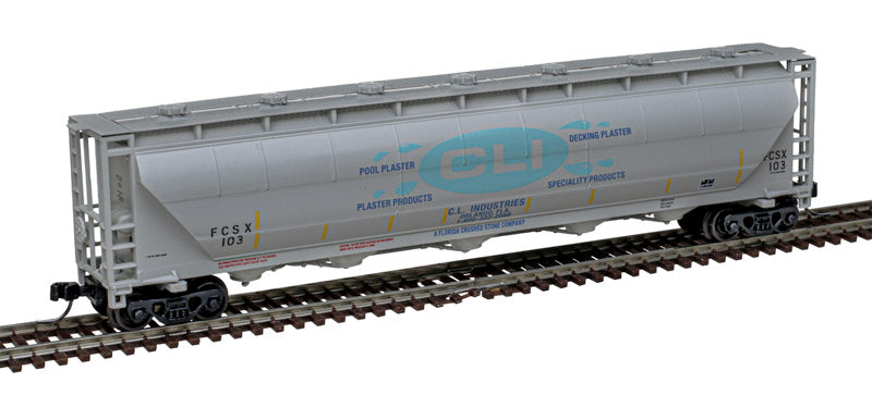 Atlas 50005669 N CLI Industries Trinity PD5000 Covered Hopper FCSX #103