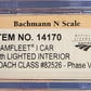 Bachmann 14170 N Amtrak Amfleet I Phase VI Lighted Coach Class Car #82526