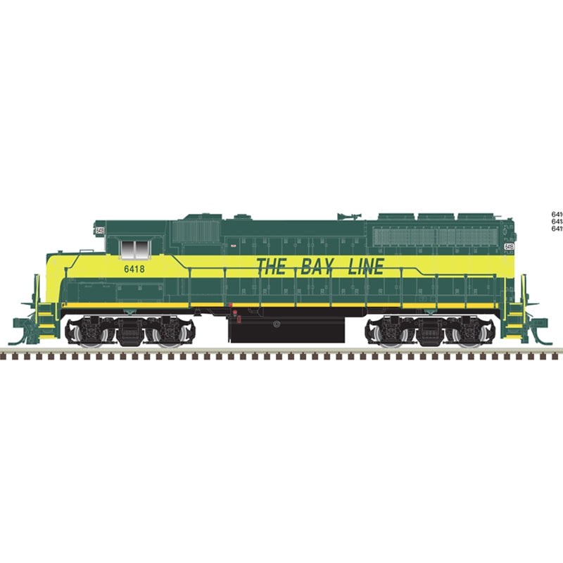 Atlas 10004221 HO ASAB GP40-2 Diesel Locomotive Standard DC #6419