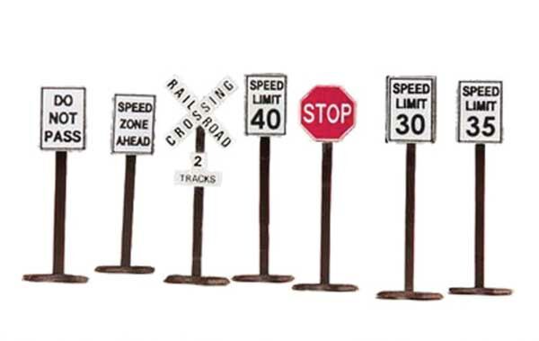 Atlas 66913 O Road Sign (Set of 7)