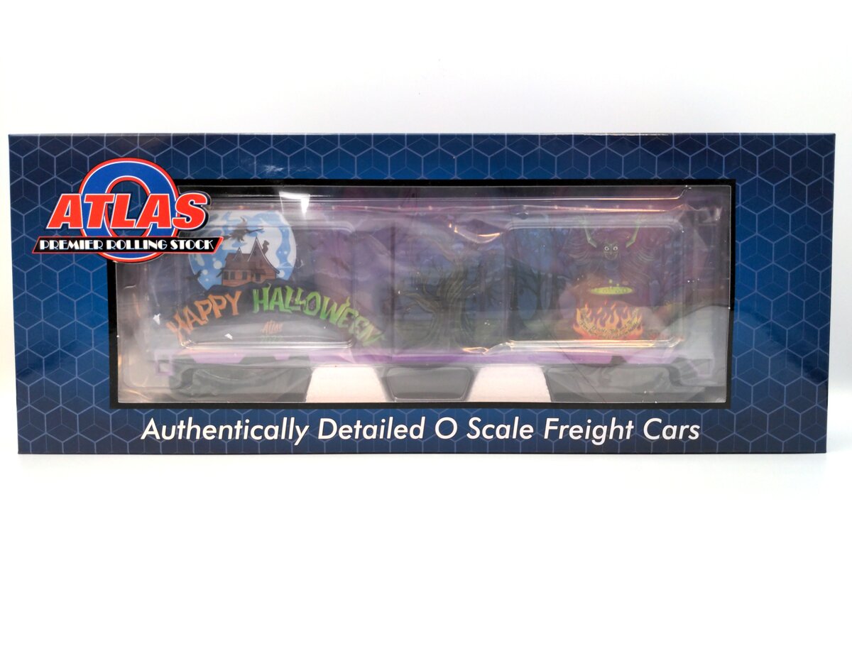 Atlas 3001852 O 2022 Halloween Edition 40' PS-1 Boxcar with Lights #13 (3 Rail)