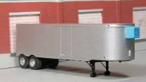 Sylvan Models T-022 HO Fruehauf 34' SS West Coast Reefer Trailer Resin Kit