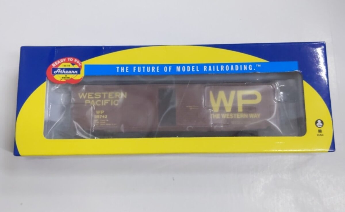 Athearn 89398 HO Western Pacific 50' Combination Door Boxcar #35742
