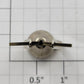 Lionel 390-66-1 Standard Gauge Ornamental Nickel Bell and Bracket-Complete