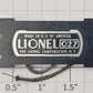 Lionel 2034-126 O27 Gauge Collector Plate Assembly Wired without Rollers