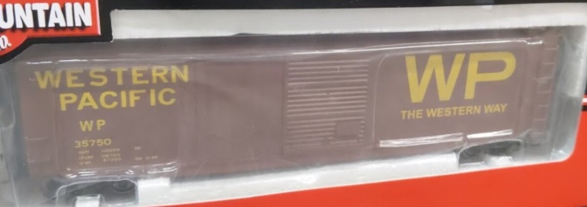 InterMountain 45614-06 HO Western Pacific 50' Double Door Box Car #35750