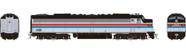 Rapido Trains 28804 HO Amtrak Ph.2 EMD E8A Diesel Locomotive DCC & Sound #496