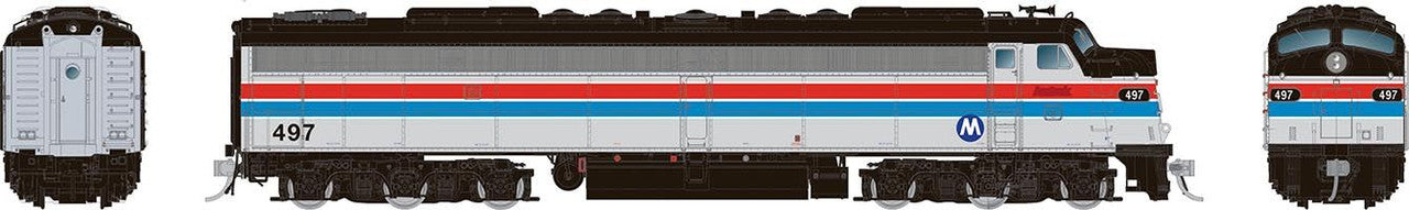 Rapido Trains 28806 HO Metro North EMD E8A Diesel Locomotive DCC & Sound #497