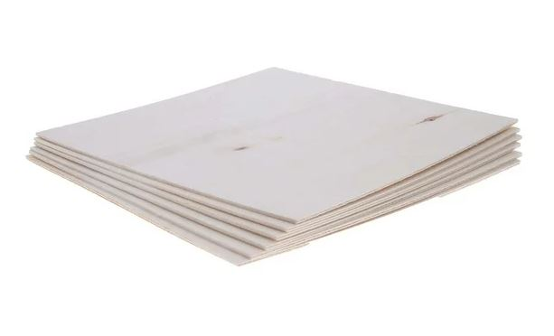 Midwest Products 5405 1/8" x 12" x 12" Aspen Plywood (Pack of 6)