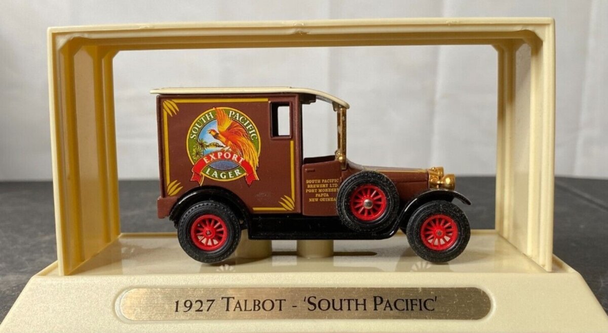 Matchbox YGB10 1:43 1927 Talbot South Pacific Delivery Truck Great Beers Series