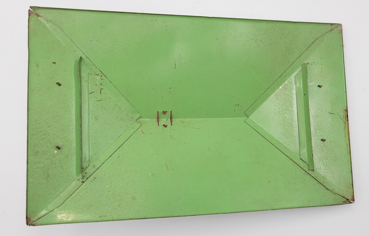 American Flyer XA755RF S Scale 755 Green Mystic Station Roof - Rusty