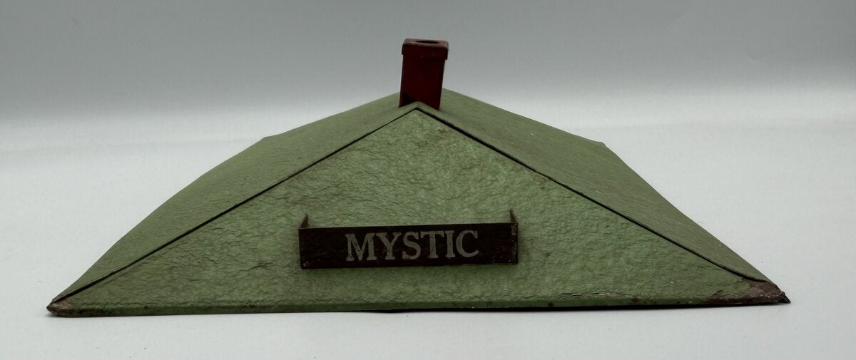 American Flyer XA755RF S Scale 755 Green Mystic Station Roof - Rusty