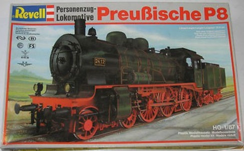 Revel 02165 HO 1:87 Personenzug-Lokomotive PreuBische P8 Plastic Model Kit