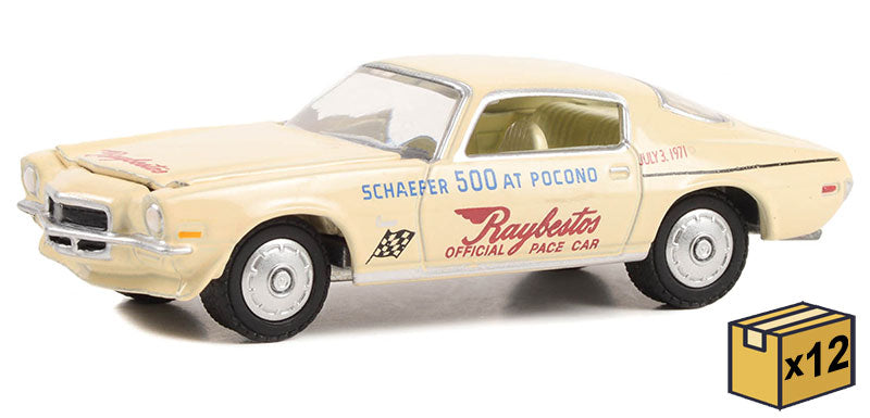 Greenlight Collectibles 30397-CASE 1:64 Schaefer 500 1971 Chevrolet Camaro (12)