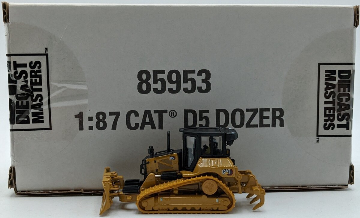 DieCast Masters 85953 1:87 Caterpillar D5 Dozer with Fine Grading Undercarriage