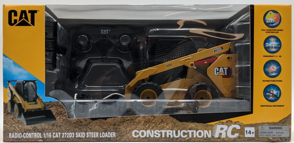 DieCast Masters 28007 1:16 Caterpillar 272D3 Skid Steer Loader RC Diecast Model