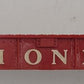 Lionel 6424-11 Red Atomic Disposal Flat Car Frame with Brake Wheel and w/o Rails