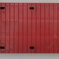 Lionel 6424-11 Red Atomic Disposal Flat Car Frame with Brake Wheel and w/o Rails