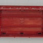Lionel 6424-11 Red Atomic Disposal Flat Car Frame with Brake Wheel and w/o Rails