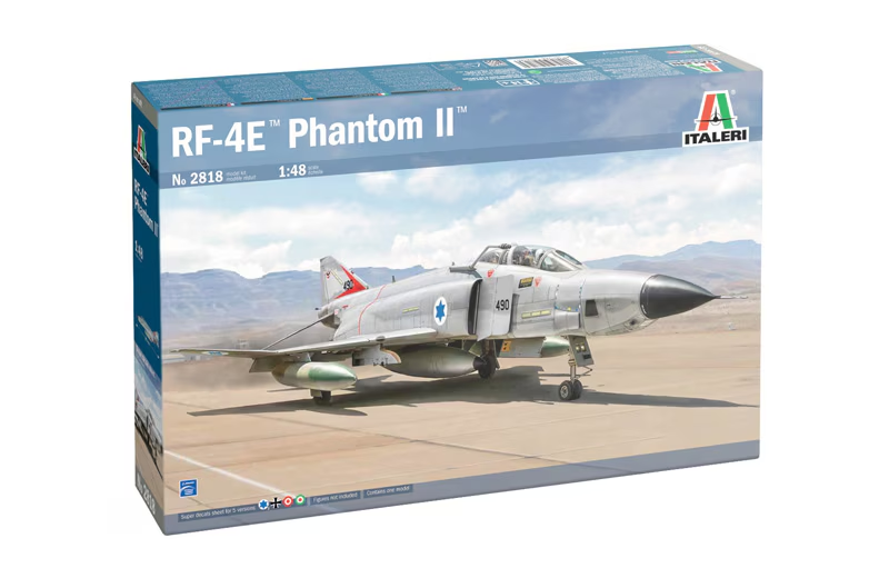 Italeri 2818 1:48 RF-4E Phantom II Airplane Plastic Model Kit