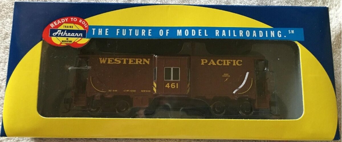 Athearn 74700 HO Western Pacific Bay Window Caboose #461