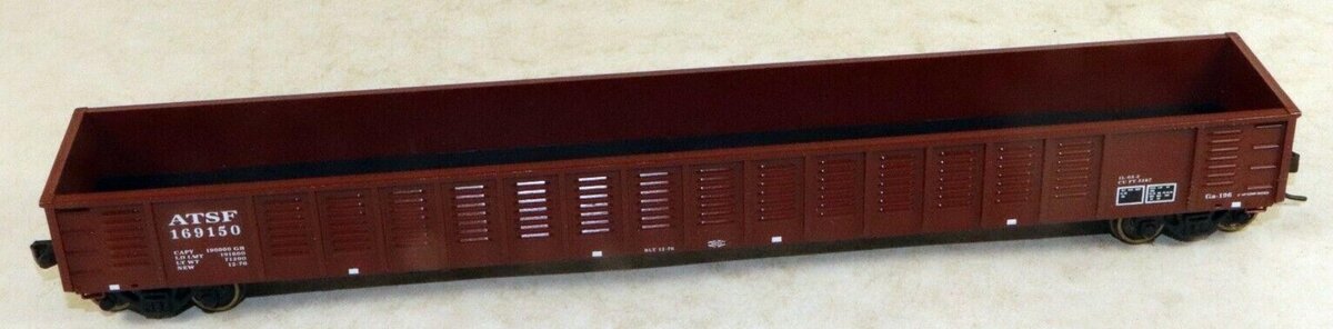 E&C Shops 0556-1 HO Scale 65' Santa Fe Mill Gondola Car # 169150 Kit