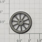 Lionel 700E-9 Black Hudson Rear Trailer Truck Plain Wheel