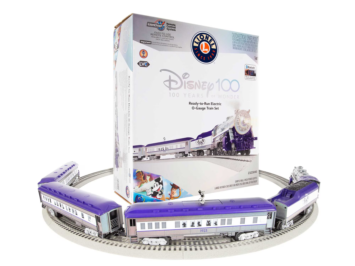 Lionel 2323040 Disney O Gauge LionChief Bluetooth 5.0 Starter Set