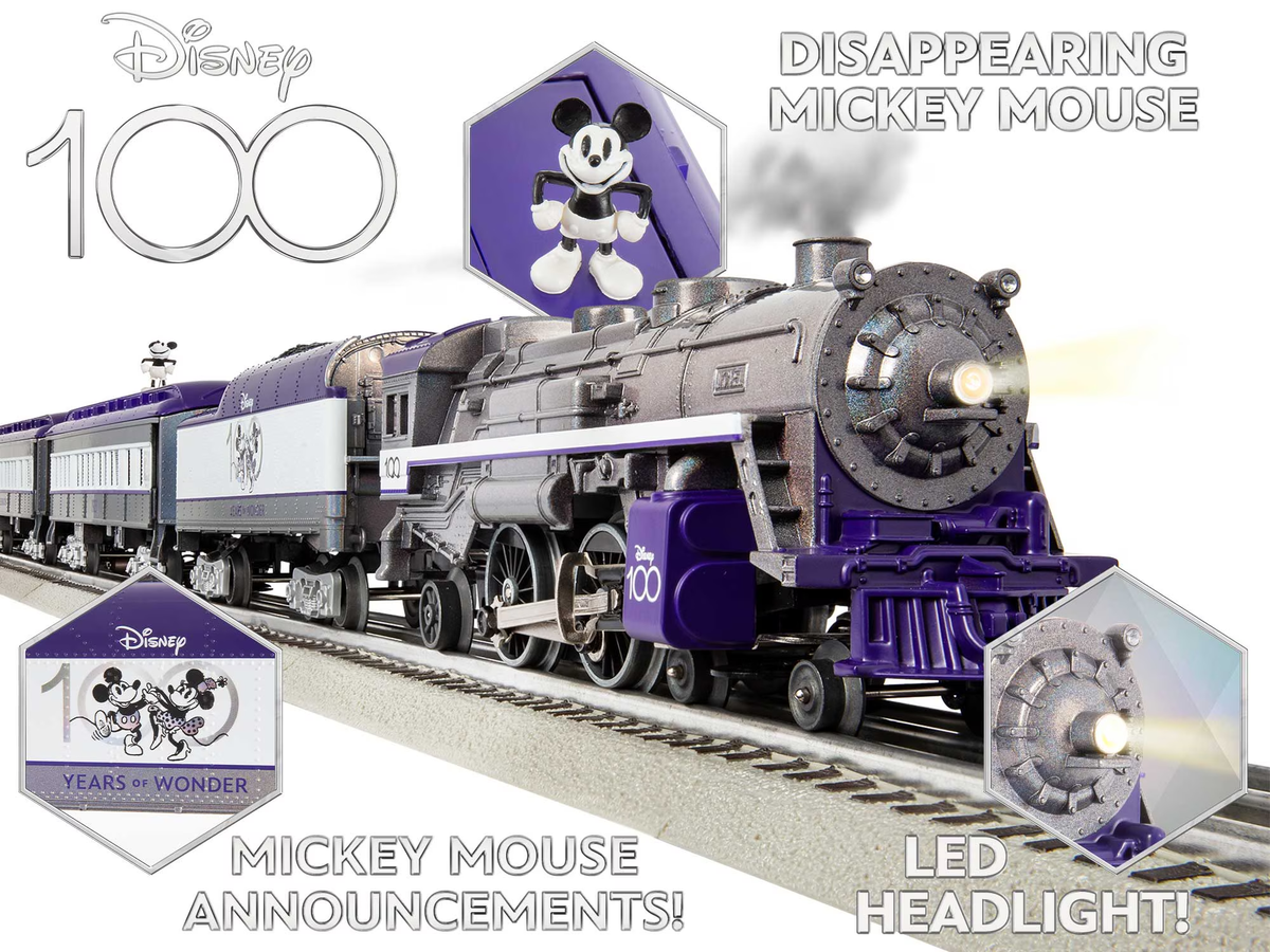 Lionel 2323040 Disney O Gauge LionChief Bluetooth 5.0 Starter Set