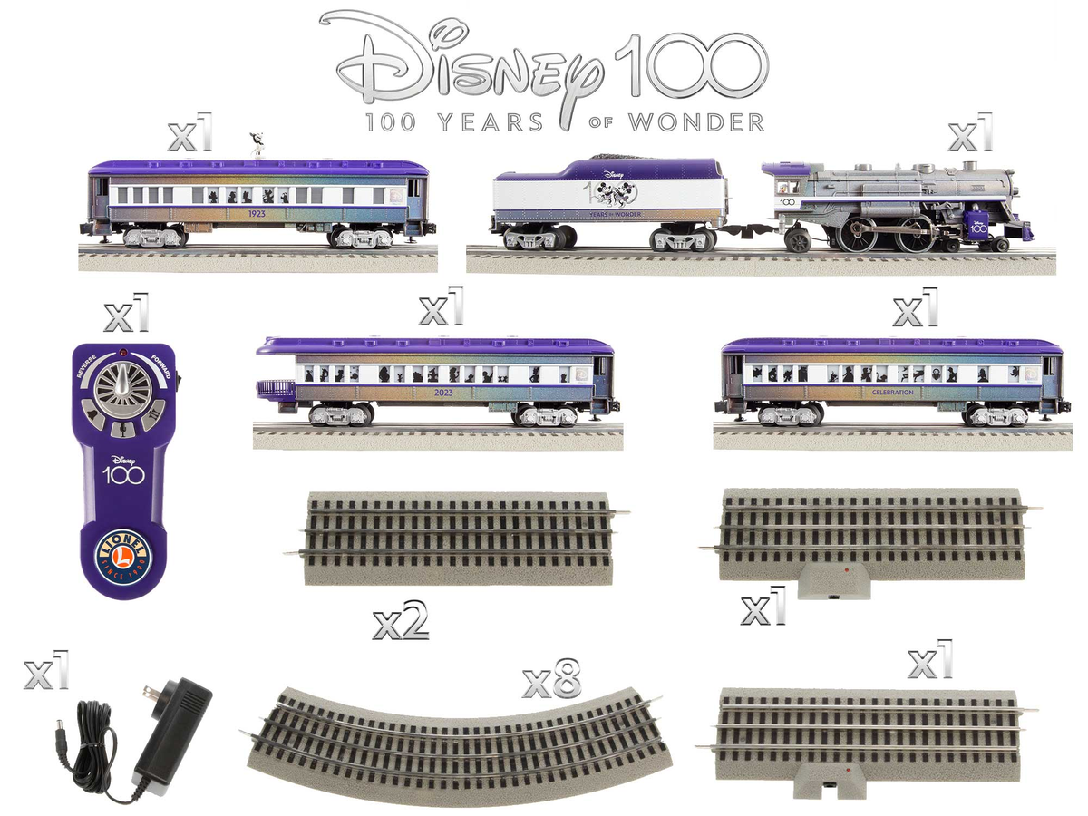 Lionel 2323040 Disney O Gauge LionChief Bluetooth 5.0 Starter Set