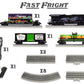 Lionel 2323050 Fast Fright Halloween O Gauge LionChief Diesel Loco Starter Set
