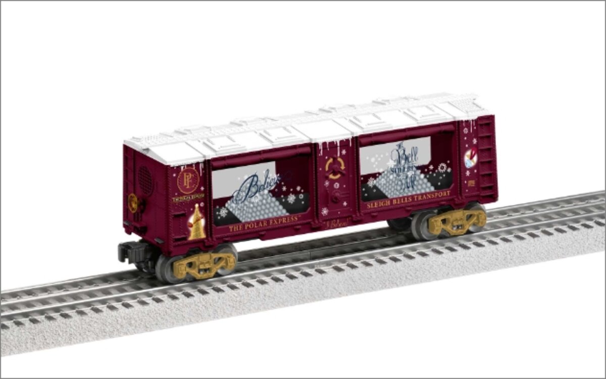 Lionel 2328280 O The Polar Express Sleigh Bells Mint Car